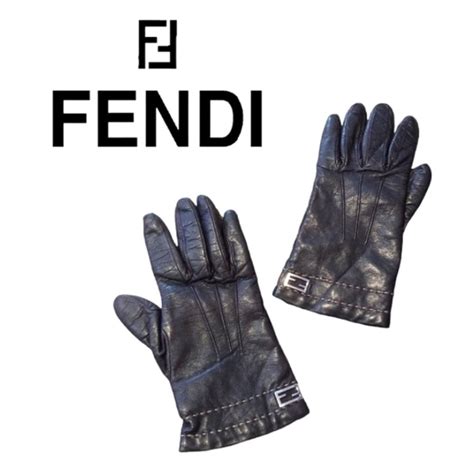 fendi leather gloves|fendi gloves nappa.